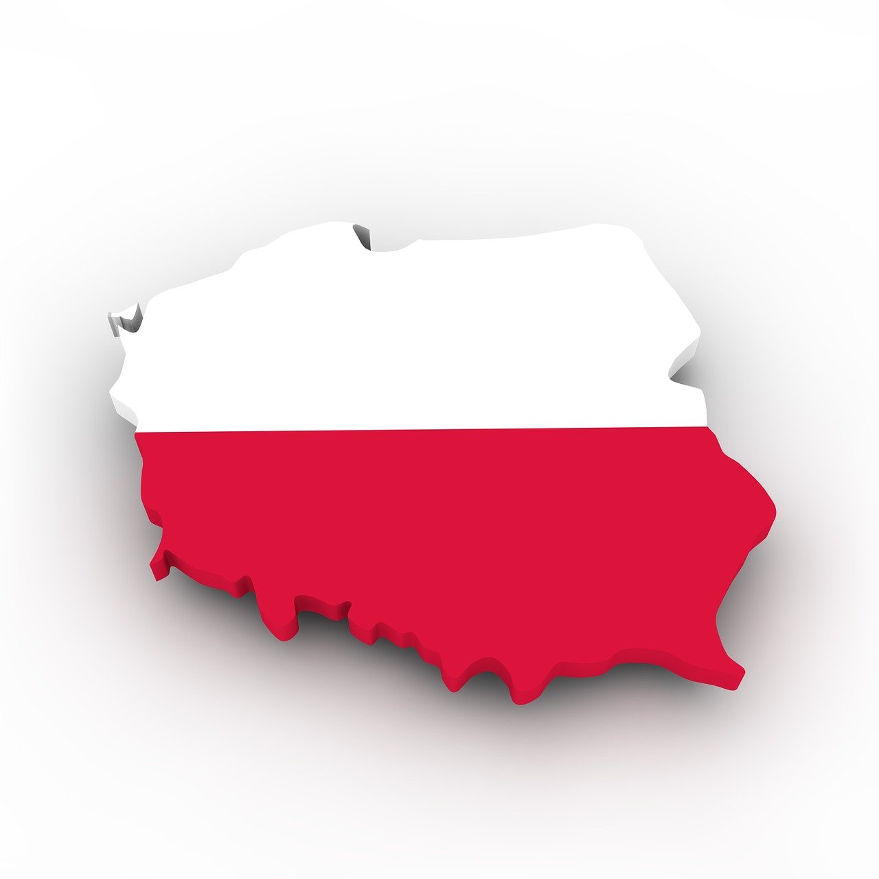map, poland, flag, borders, countries, states, national borders